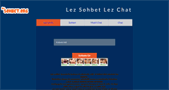 Desktop Screenshot of lezsohbet.net
